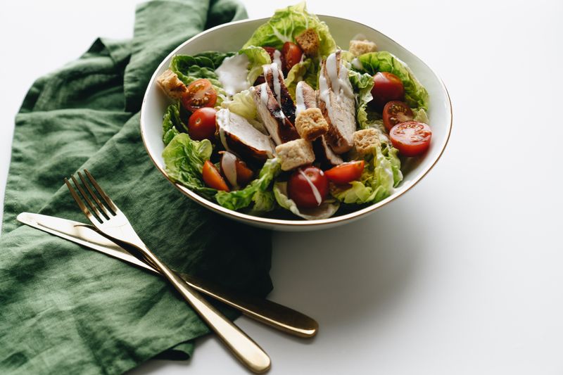 Fresh garden salad for catering events